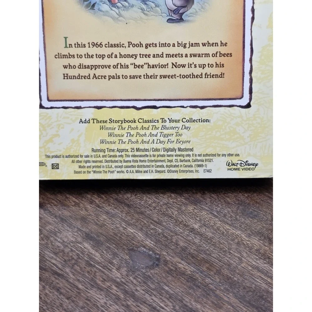 Winnie the‎ Pooh and the Honey Tree (VHS, 2000)